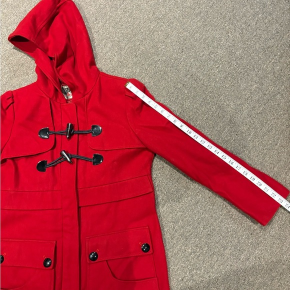 Guess Pea Coat, Large, Red - Picture 7 of 9